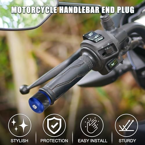 Motorcycle Handlebar End Plug Aluminum Alloy 18mm-20mm 0.71″-0.79″ Fashionable