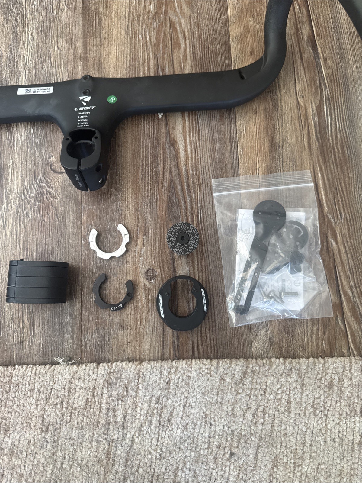 Winspace Legit Adventure Gravel Handlebar 38cm X105mm