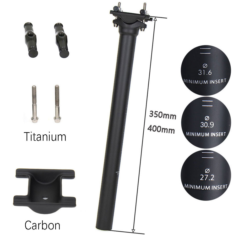 Ultralight Bicycle Seatpost UD Full Carbon Fiber Seat Post 25.4/27.2/30.9/31.6mm