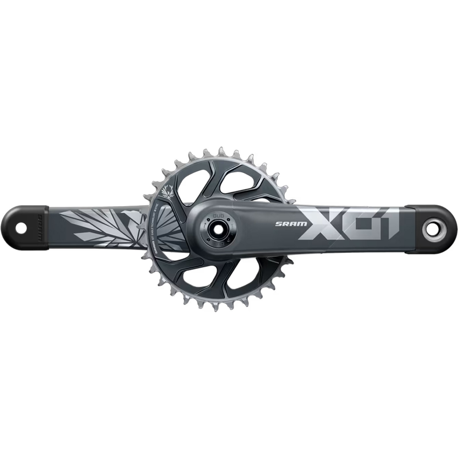 SRAM X01 Eagle Crankset, 175mm, 32T, DUB Wide, Carbon, 55mm Chainline, C3