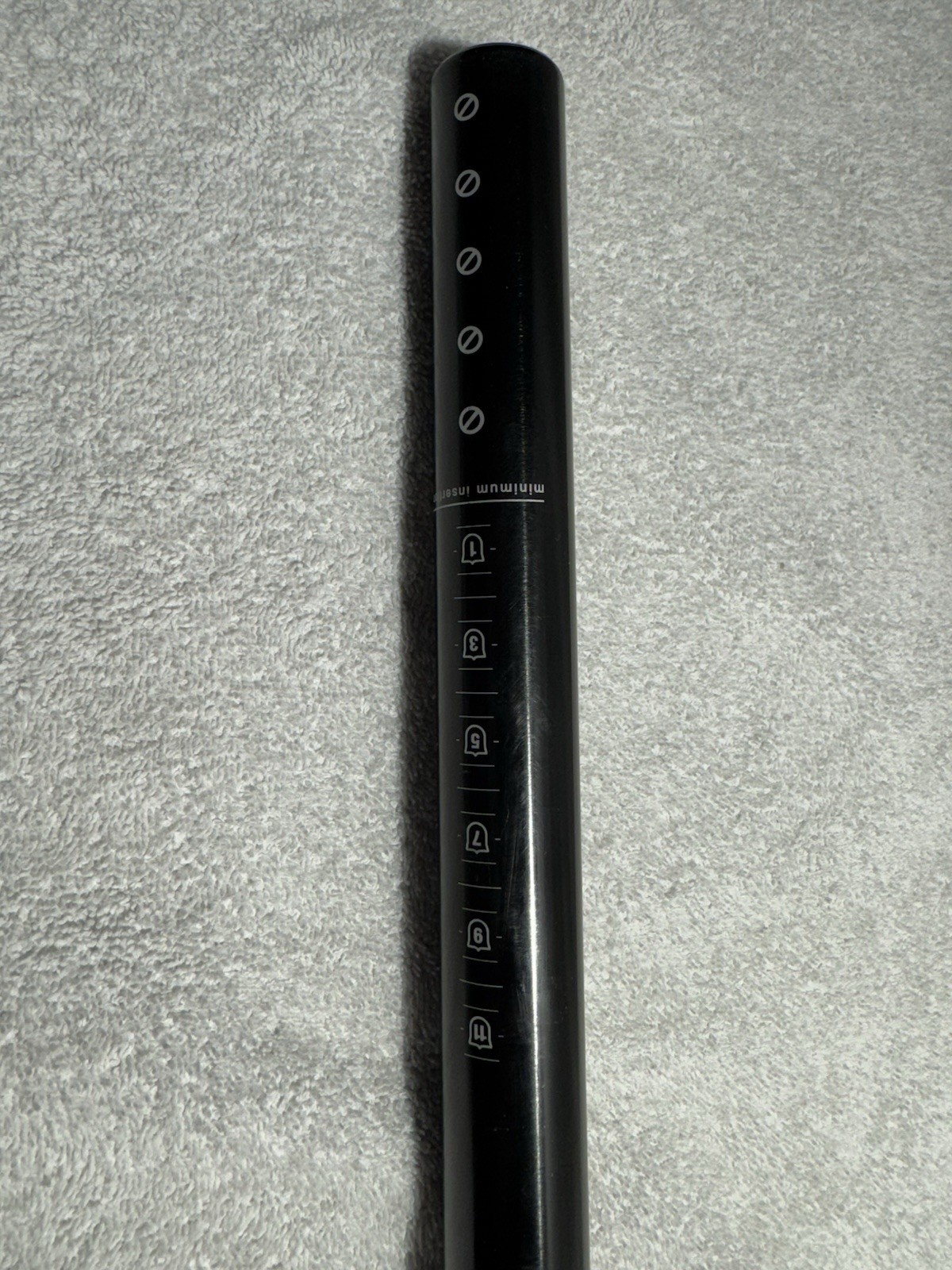 Kona Steel Seatpost 34.9mm x 350mm Black for Mountain Bike