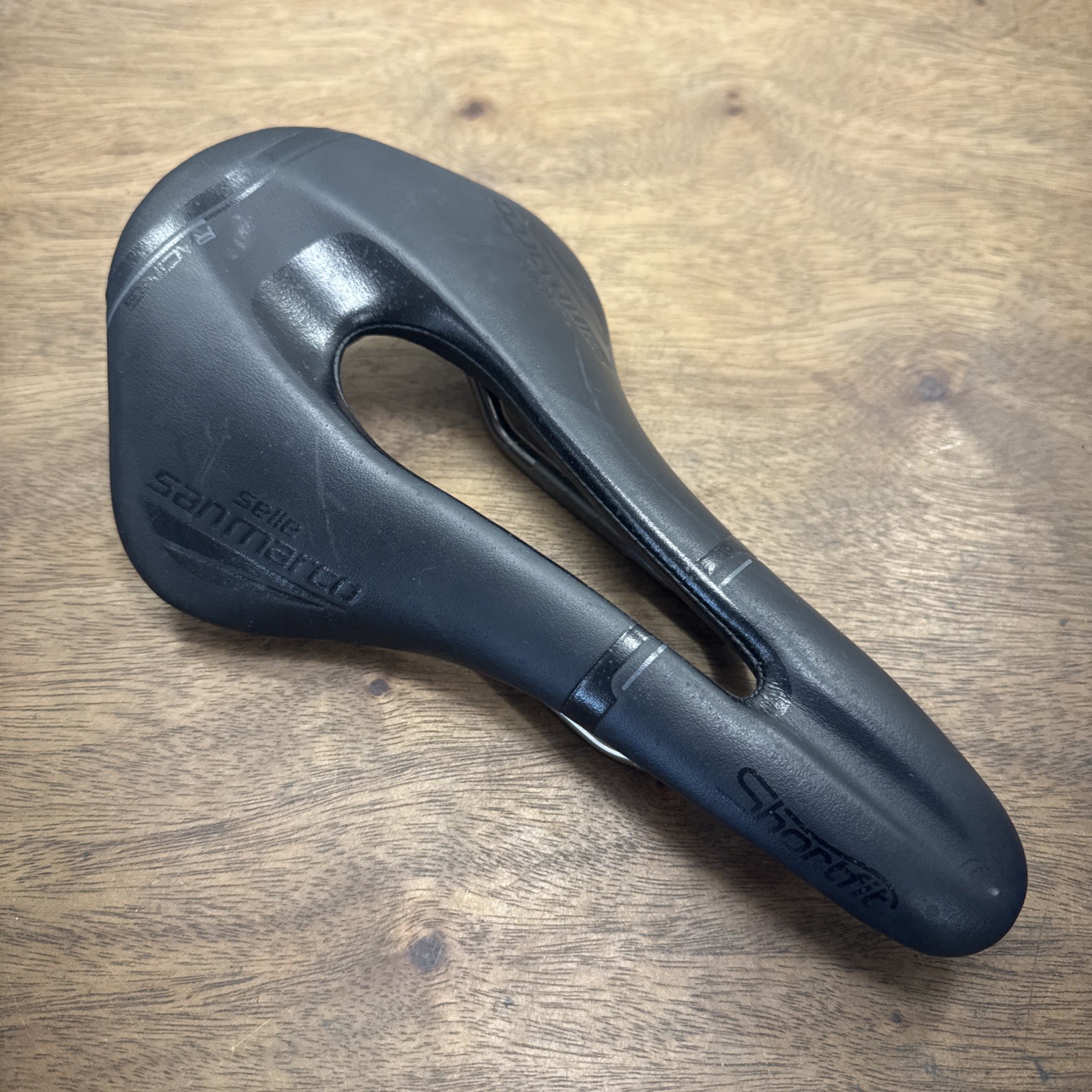 Selle San Marco Shortfit Racing Bicycle Saddle 145mm x 255mm Xsilite Rails