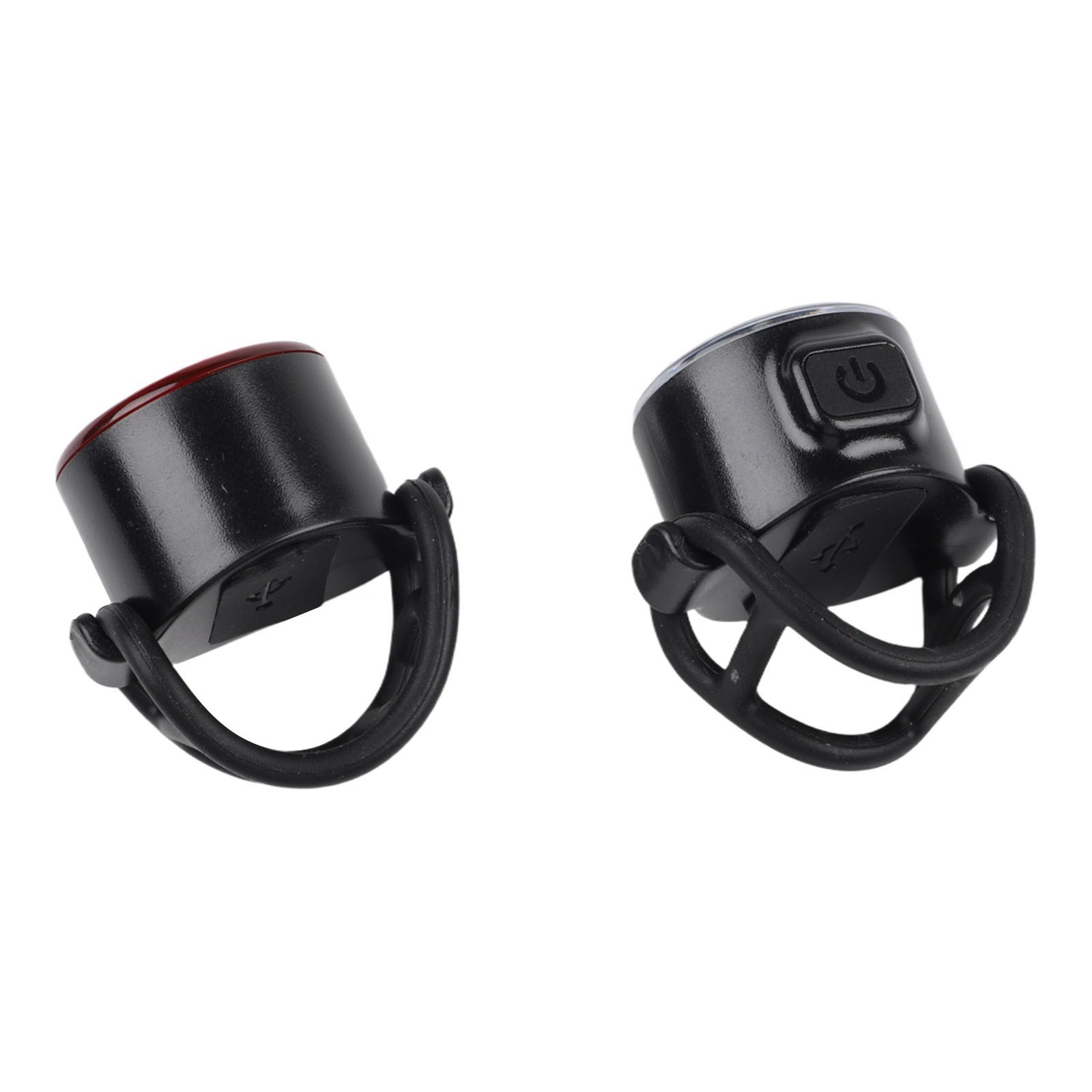 Waterproof LED Bike Lights Set USB Rechargeable Front and Rear Safety Lighting
