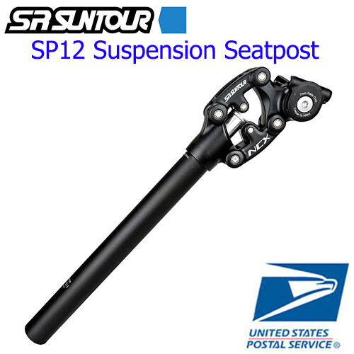Suntour SP12 NCX 27.2/30.9/31.6 x 350mm Suspension Seatpost MTB Road