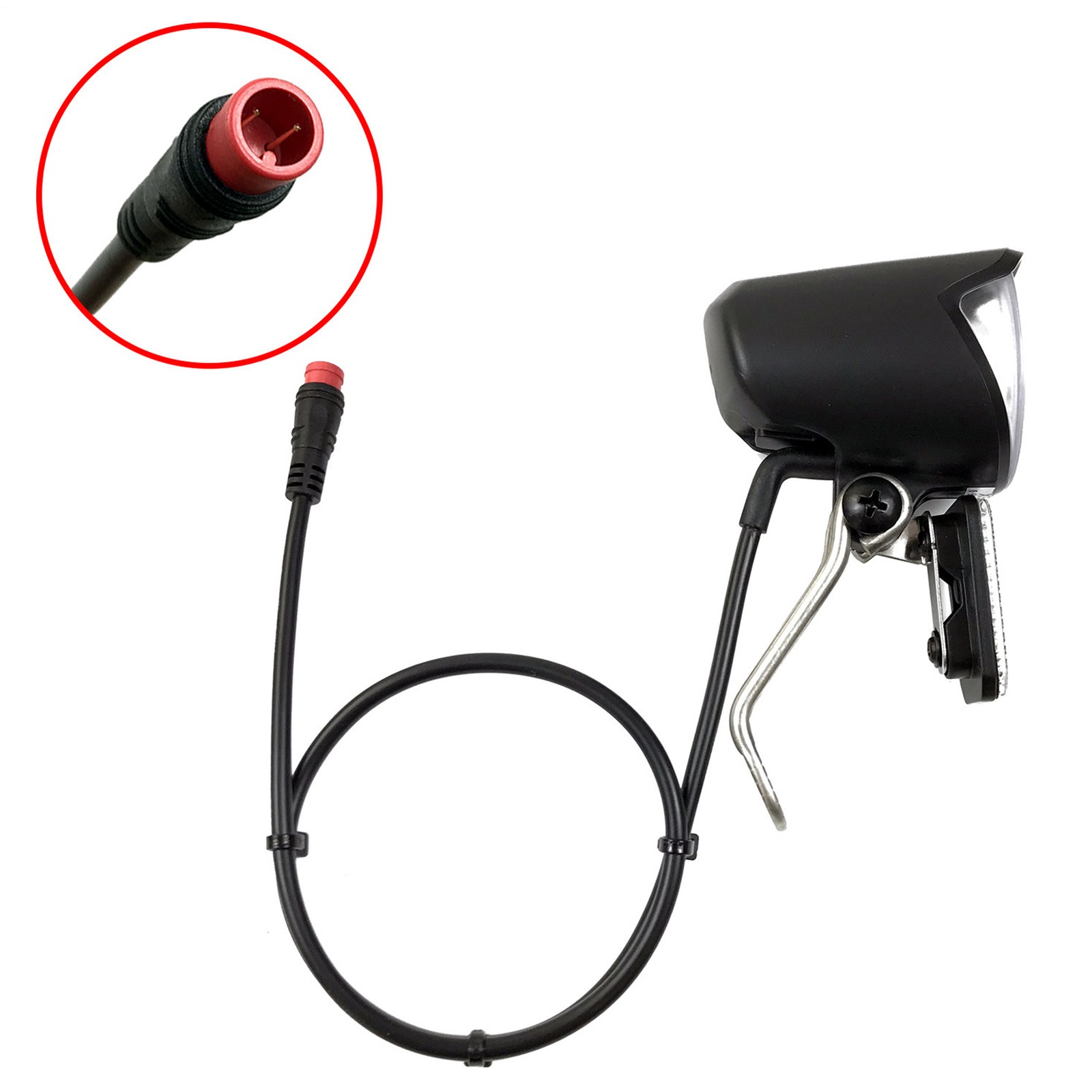 E-Bike Led Headlight 6V 12V 24V 36V 48V 60V Bicycle Light Front Headlight