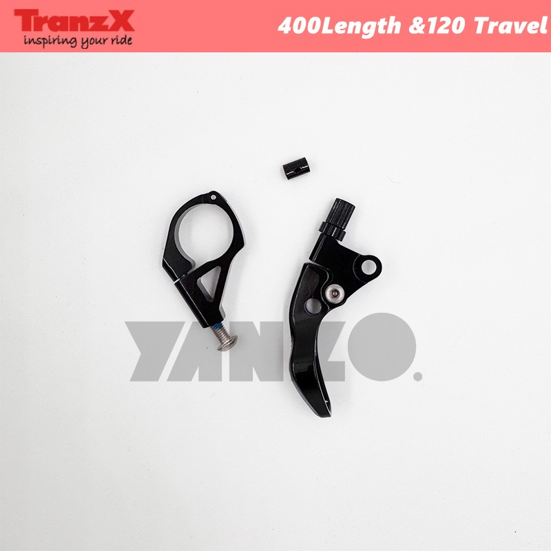 TranzX 30.9 Dropper Post Seatpost 400mm length 120mm travel Remote Lever