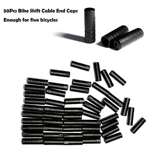 Farbetter Bicycle Shift Cable Housing 4mm x 50ft with 50 End Caps White