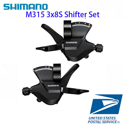 Shimano Altus SL-M315 Rapidfire Plus 3×7 3×8 Speed Trigger Shifter Black MTB