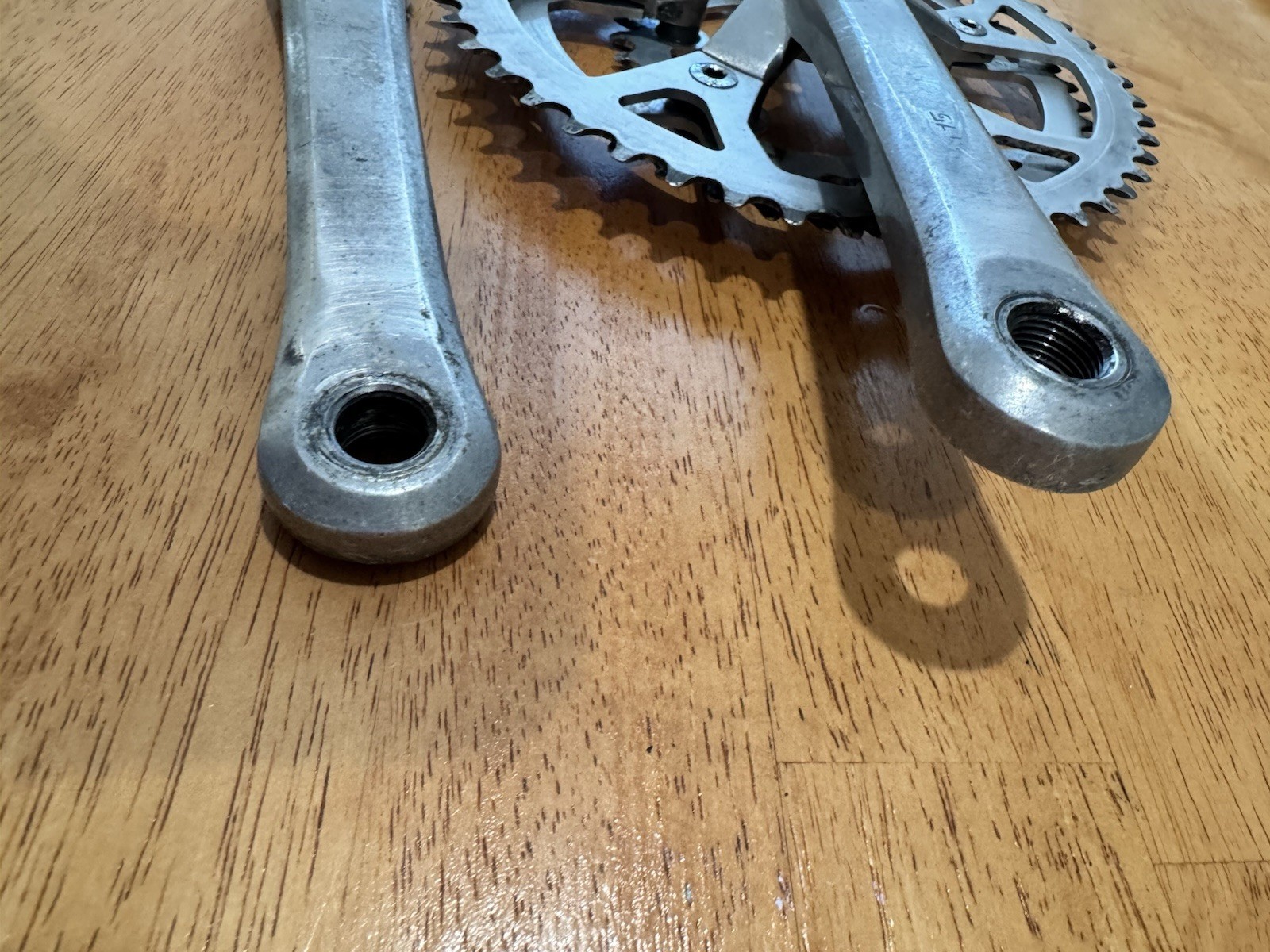 Vintage Shimano FC-B124 BioPace Triple Crankset 170mm Deore Japan Crank Mtb Bike