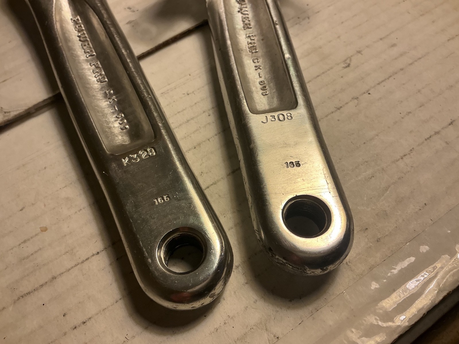 BMX kids cranks pair 165 mm 110 BCD