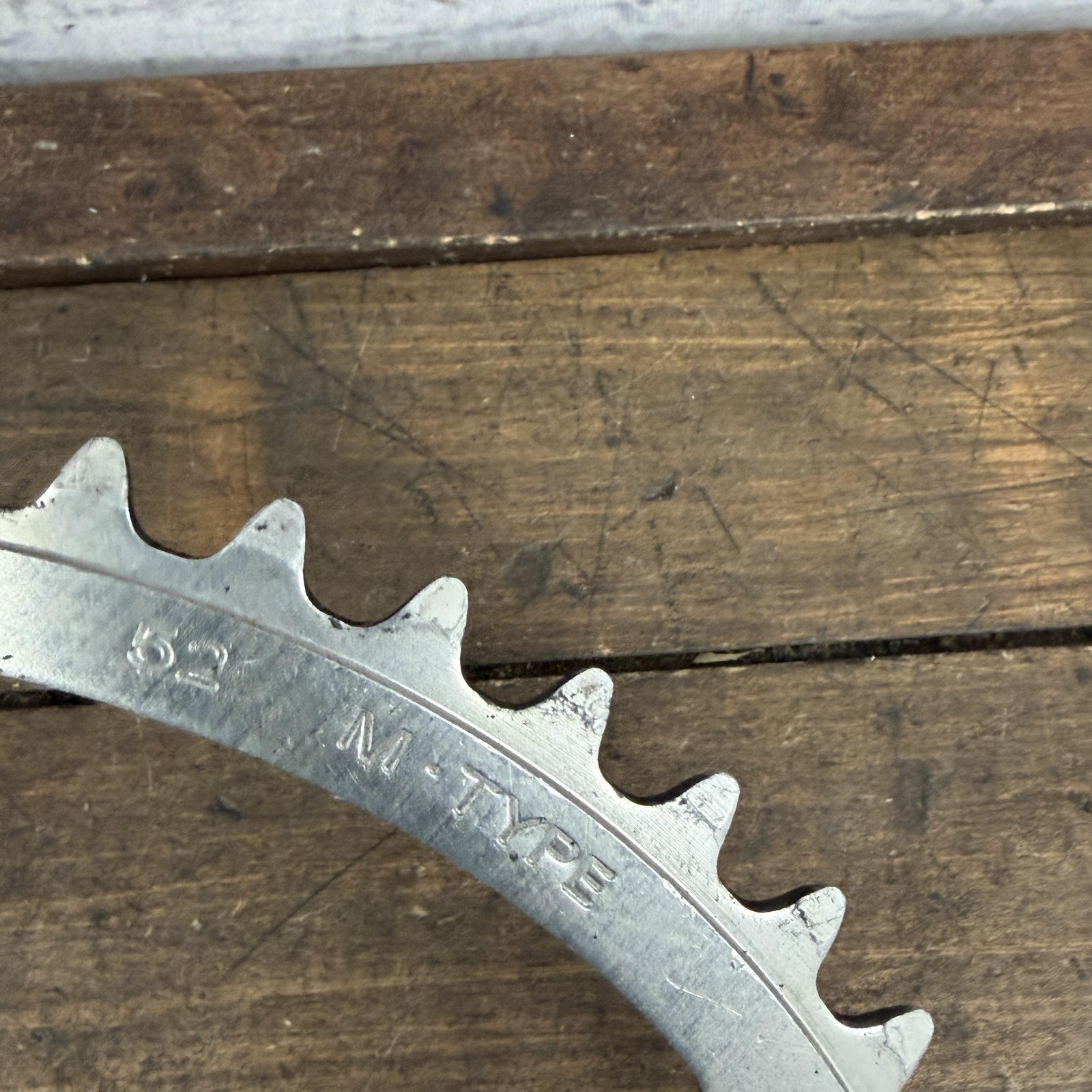 Vintage Sugino 52T Chainring 144 BCD 5-Bolt Road Bike Silver Japan 52 Tooth