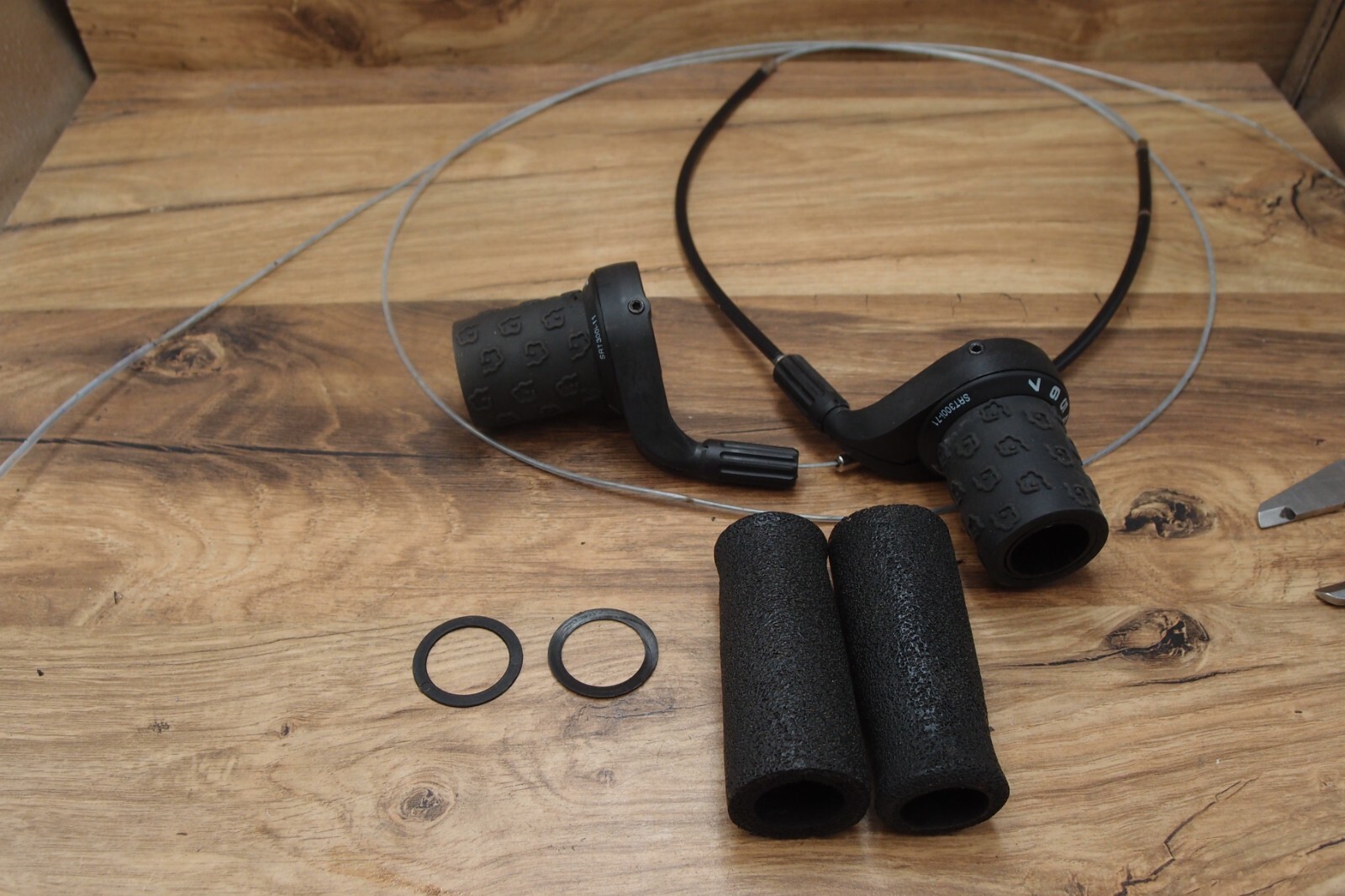 1990’s MTB grip shift set SRT 300 speed 3 x 7 + grips