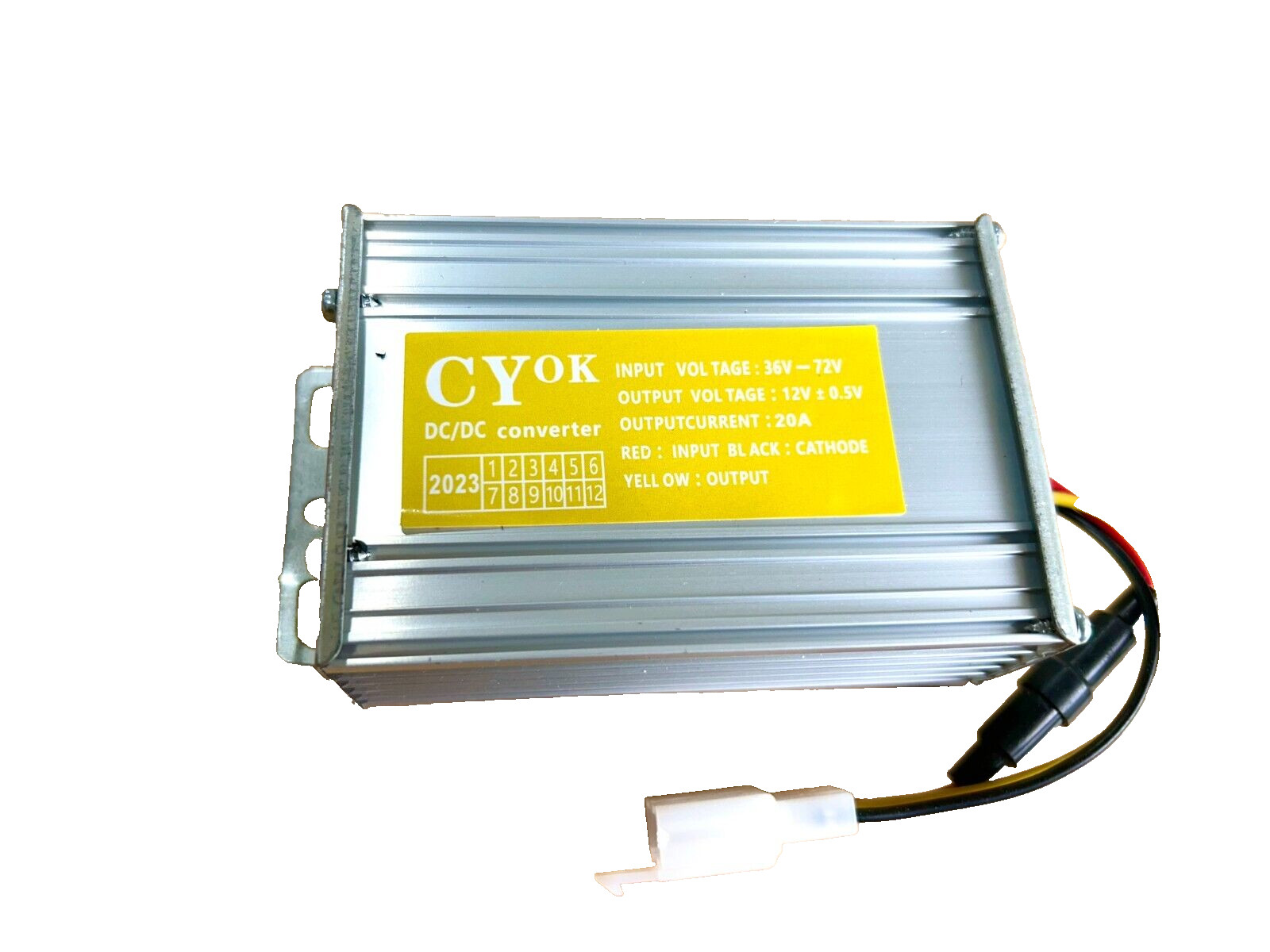 Electric Bicycle Voltage Converter-Adapter Transformer DC 36-72V To 12V/10A/20A