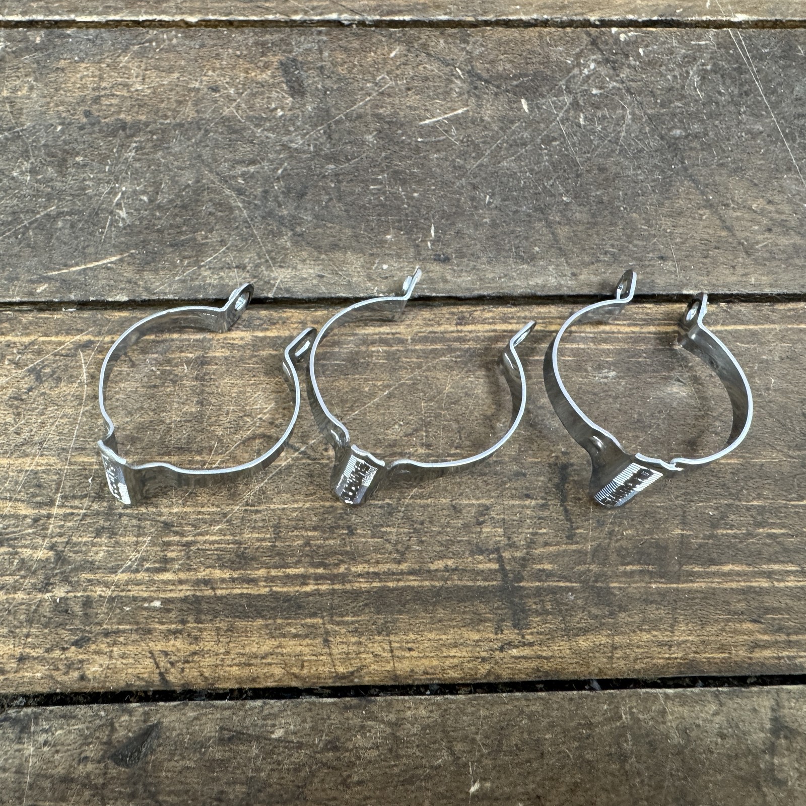 Vintage Shimano Down Tube BRake Clip Cable Clamp Set 1″ 25.4 Road No Screws