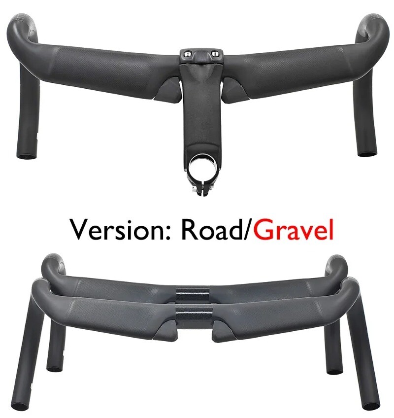 Carbon Fiber Road Handlebar 31.8MM 380/400/420/440MM 16 Degree Cockpit Bike Part