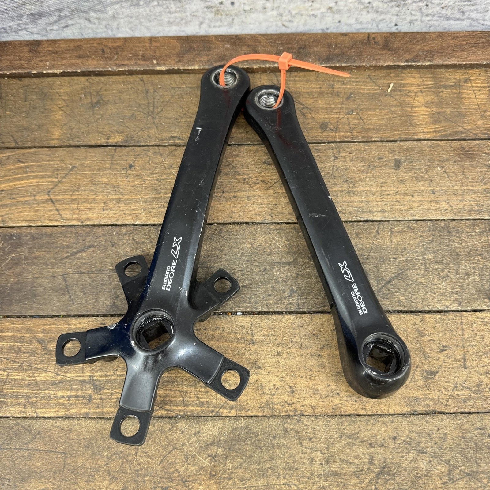 Vintage Shimano Deore LX FC-M563 Crankset TRIPLE 175mm 94 BCD Black 90s MTB OG