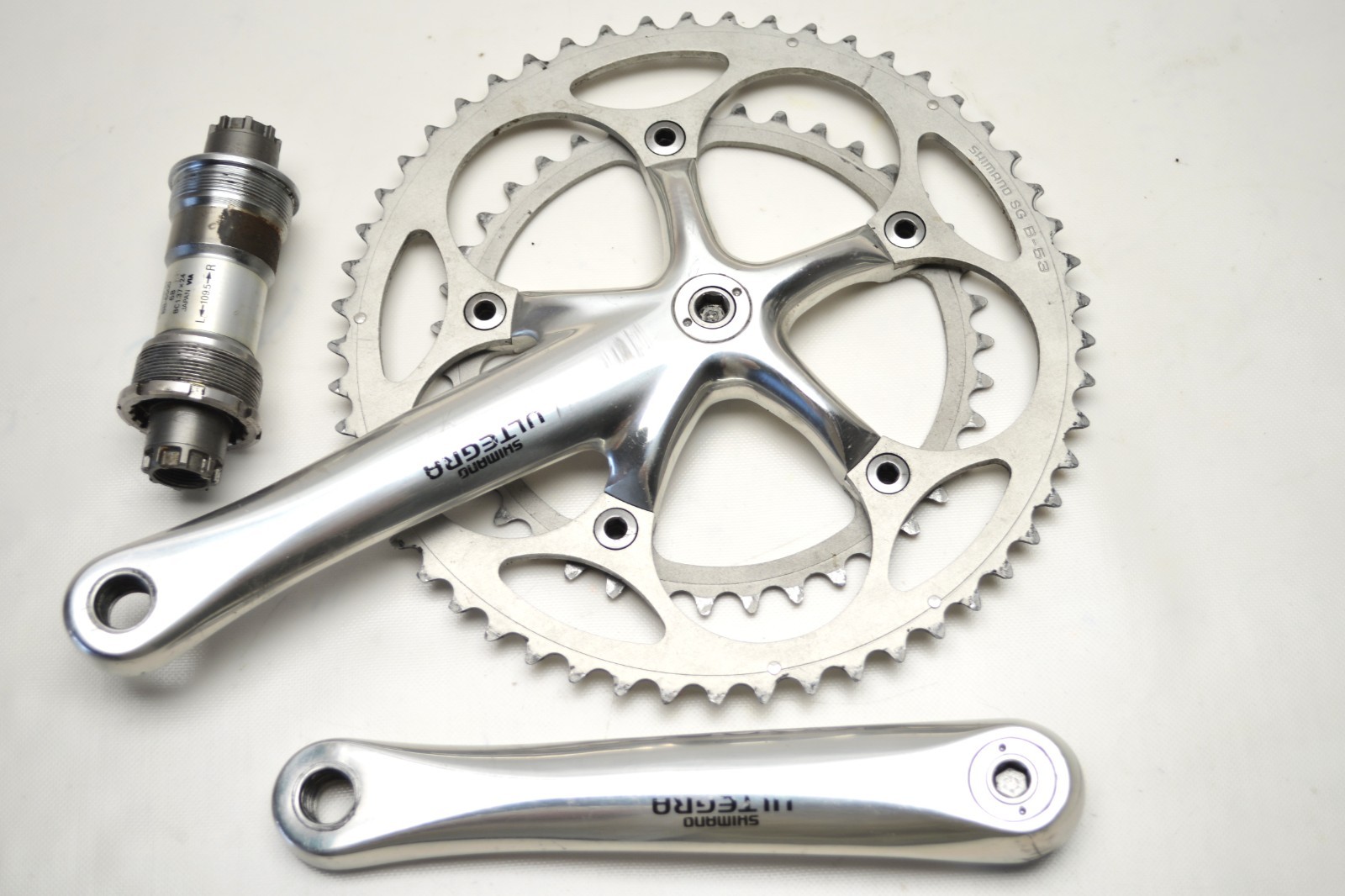 SHIMANO ULTEGRA ROAD BICYCLE 175 MM B-53/39 T OCTALINK V1 CRANKSET FC-6500
