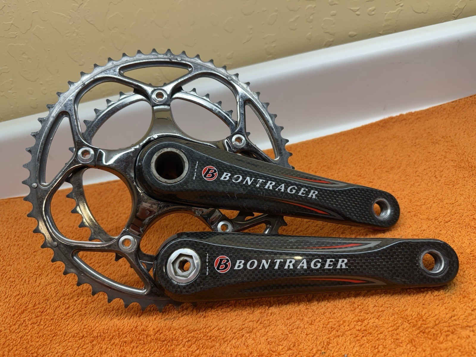 BONTRAGER RACE X LITE CRANKSET DOUBLE 53-39 TOOTH 175 MM ARMS
