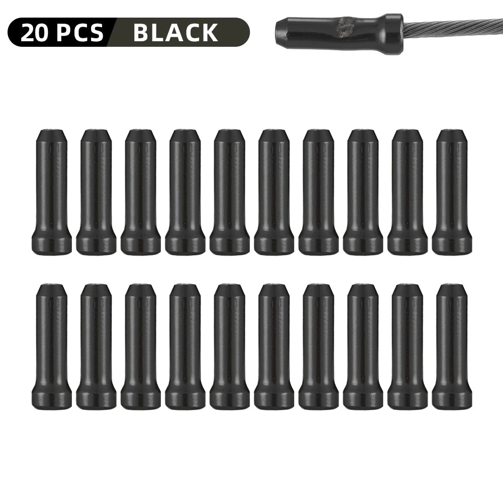 Bike Cable End Caps Aluminum Brake Shift Wire Tips Crimp MTB Road 10-100Pcs
