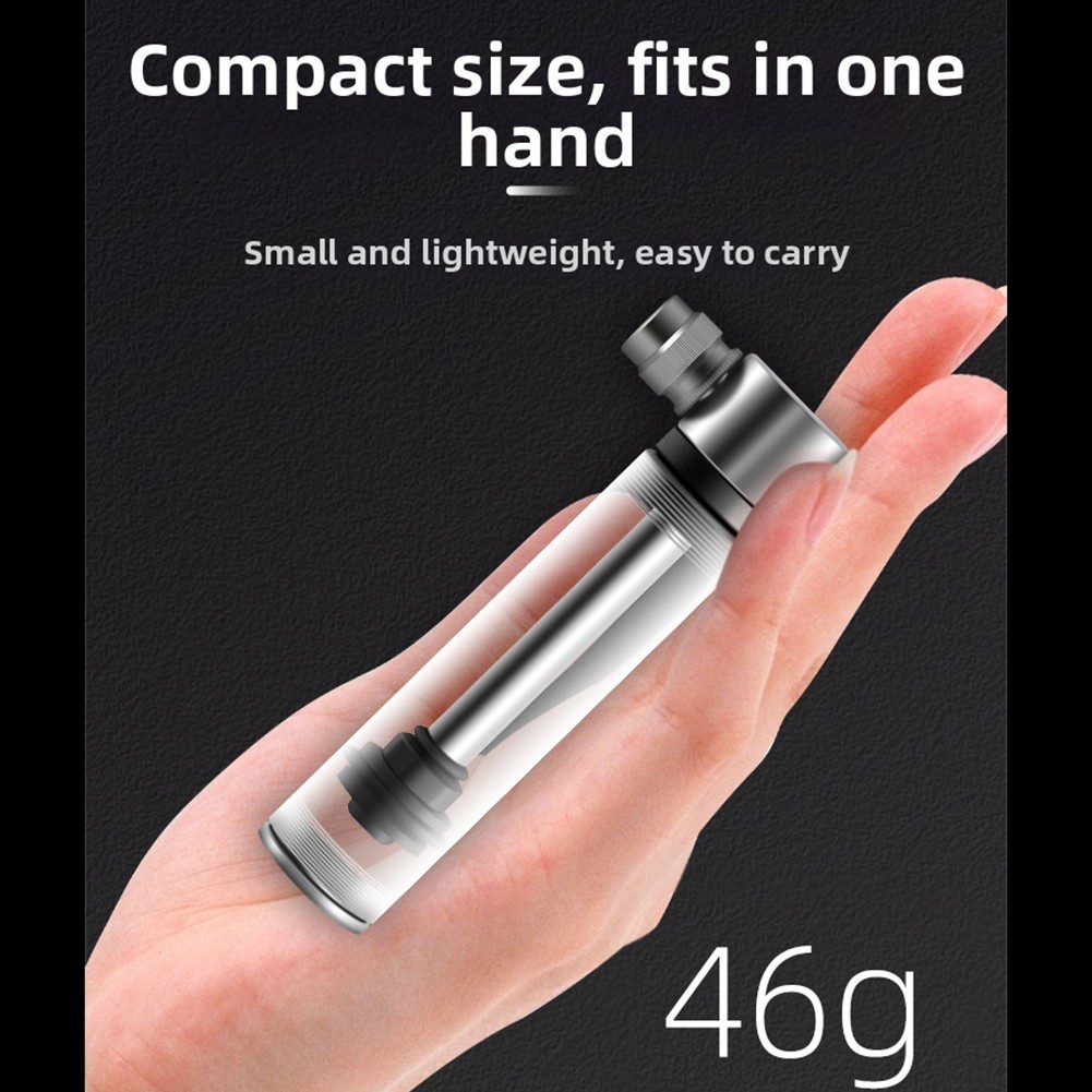 Miniature Portable Bike Pump High Pressure with Ball Needle for Road Bikes
