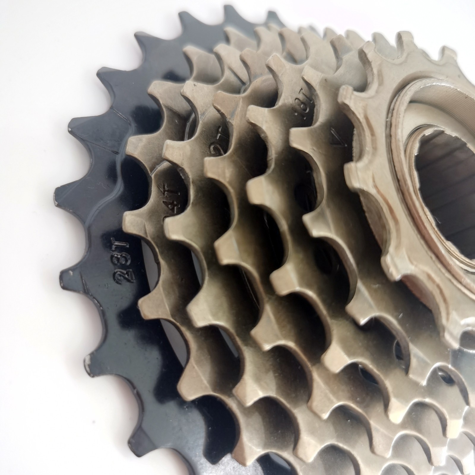 CDH 7 Speed Bike Freewheel 14-28T Threaded Bicycle Cassettes Cogs Gear Sprocket