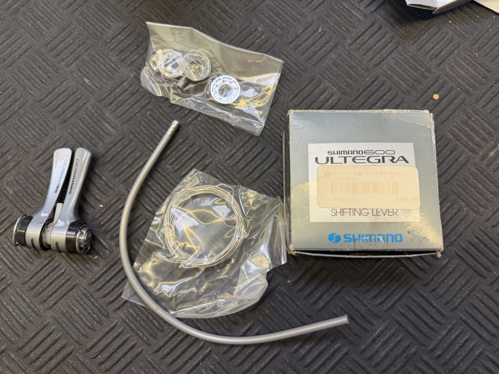 NOS Shimano Ultegra 600 SL-6400 7-Speed Downtube Shift Levers