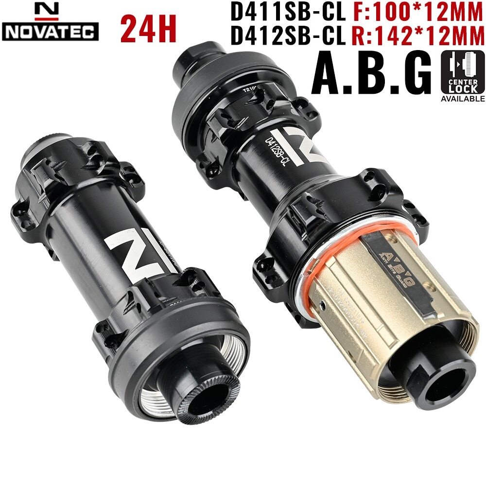 Novatec D411/D412SB Road Center Lock Disc Brake Bike Hubs For Shimano 8/9/10/11S