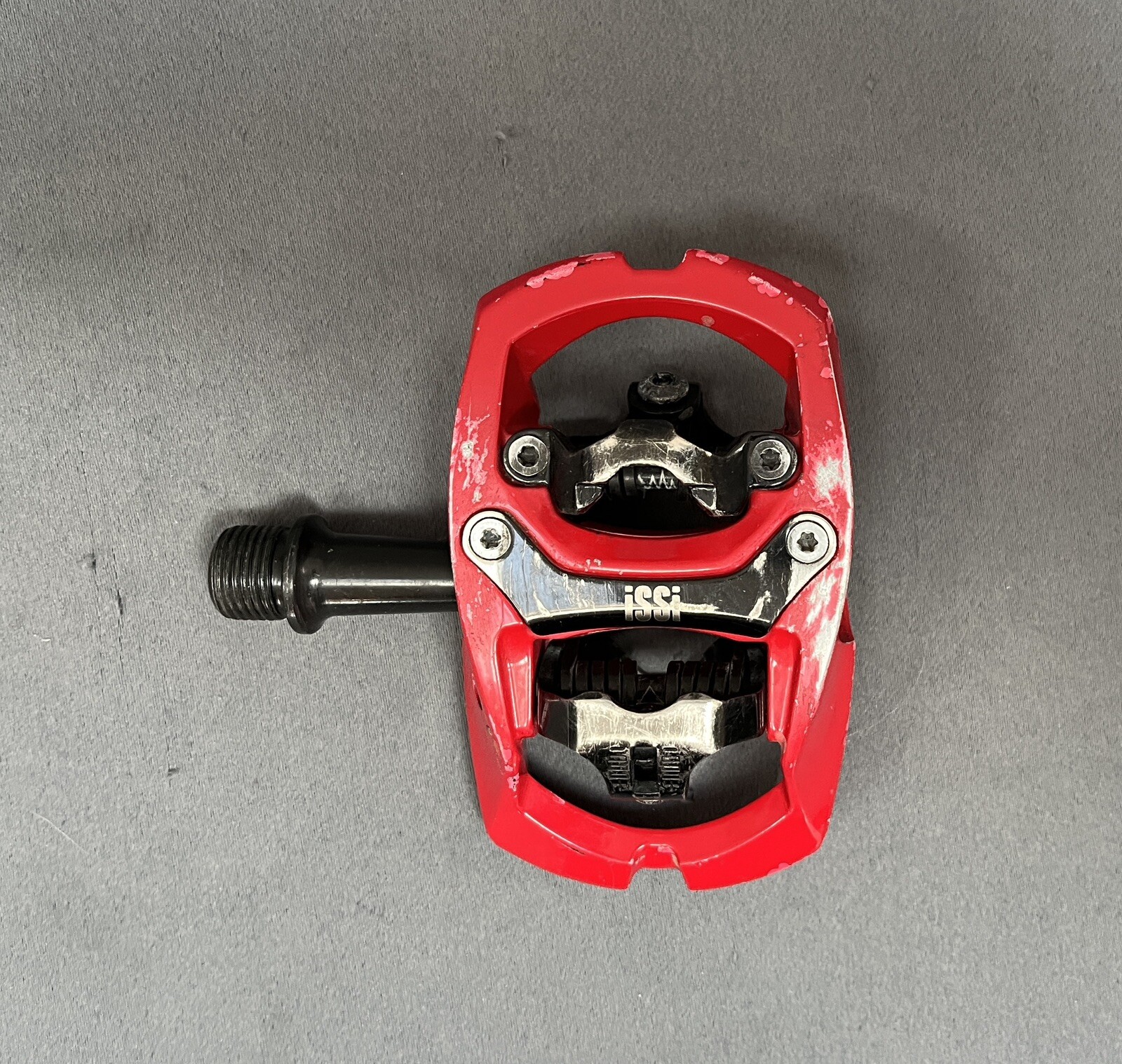 iSSi Trail Pedals MTB Clipless Dual-Sided Entry 9/16″ 400g Red SPD Compatible