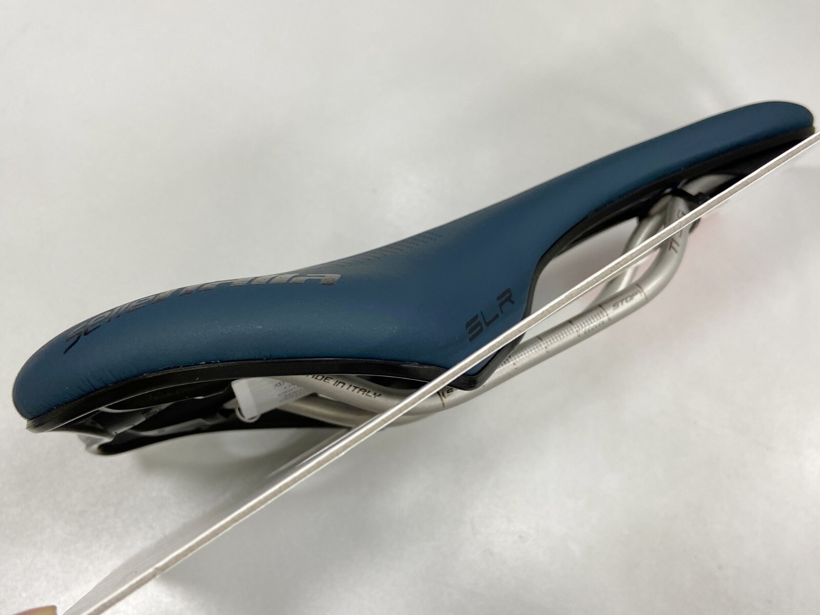 Selle Italia SLR Boost Gravel Ti316 Superflow L3(145x248mm) Saddle Blue Granite