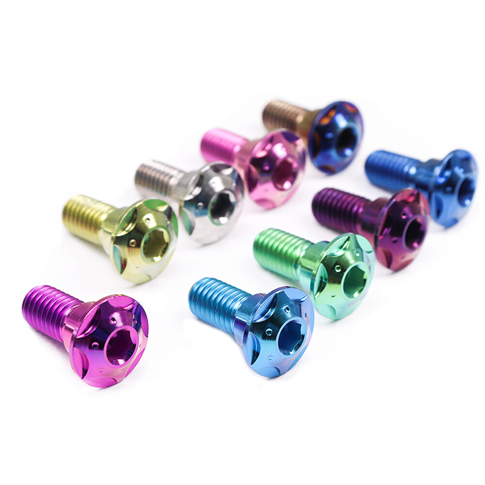 M8x20/25/30mm Titanium screw Motorcycle Brake Disc Inner Hex Head Bolts