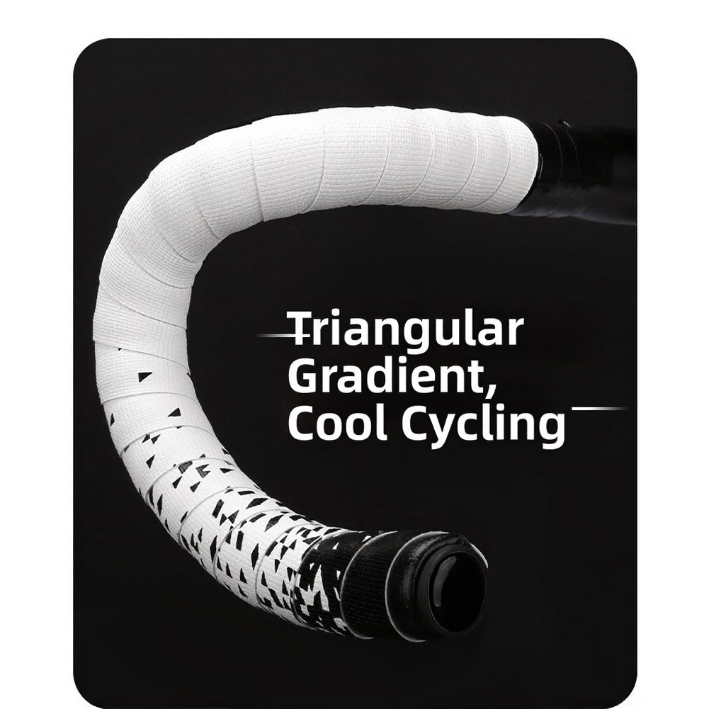 Gradient Non-Slip Road Bike Handlebar Tape Includes Bar End Covers 2150mm