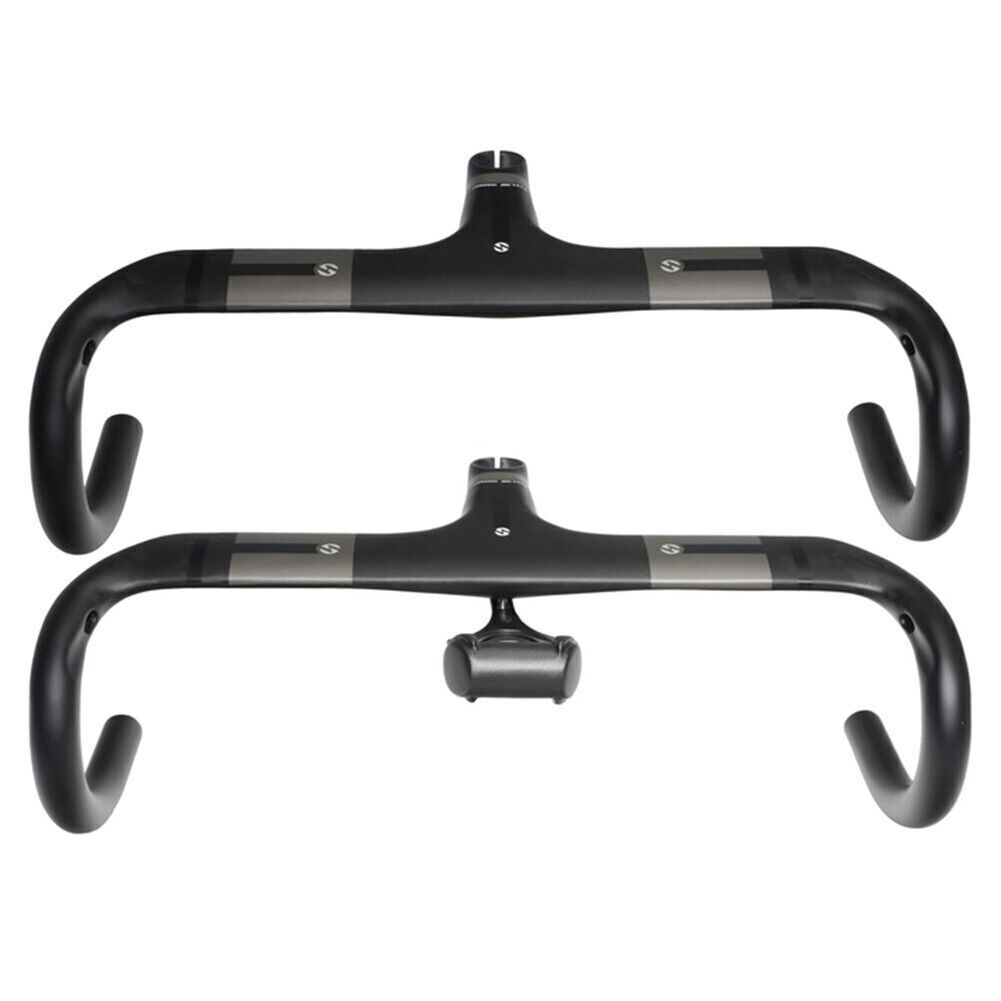 UD Integrated Bar Stem Road Bike Handlebars Carbon Fiber 28.6mm*400/420/440mm