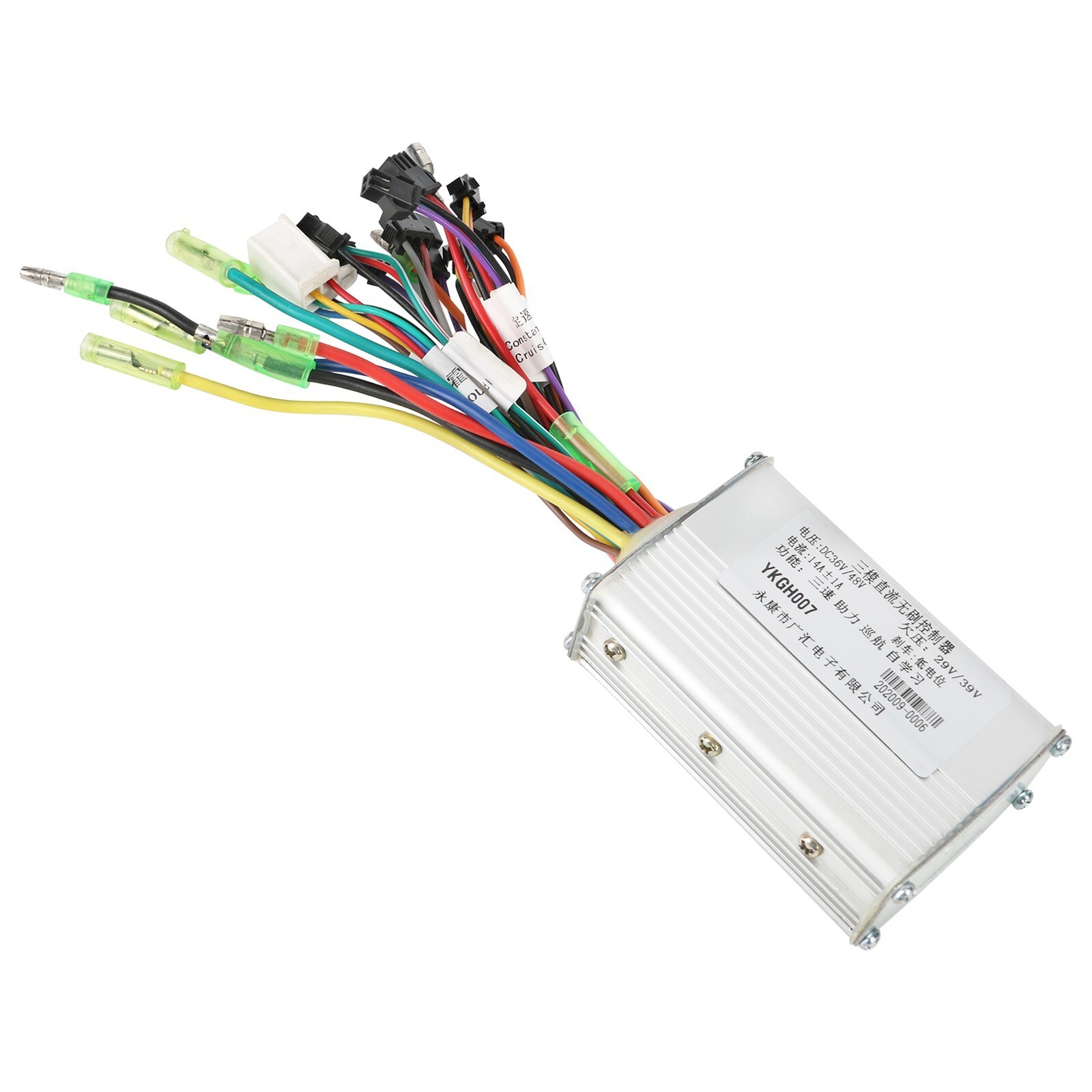 Full 36V/48V Universal Brushless Motor Controller Thumb Throttle Brake Kit Ebike