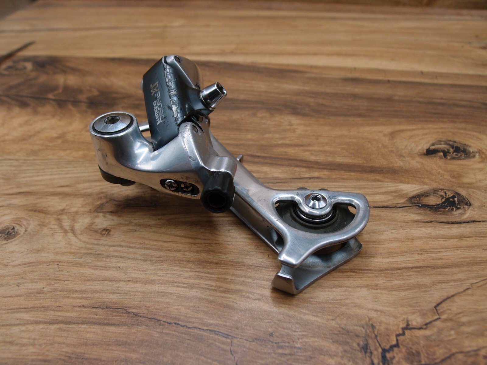 1989 rear derailleur Shimano Deore XT RD-M735 VIA Japan long cage 7 sp