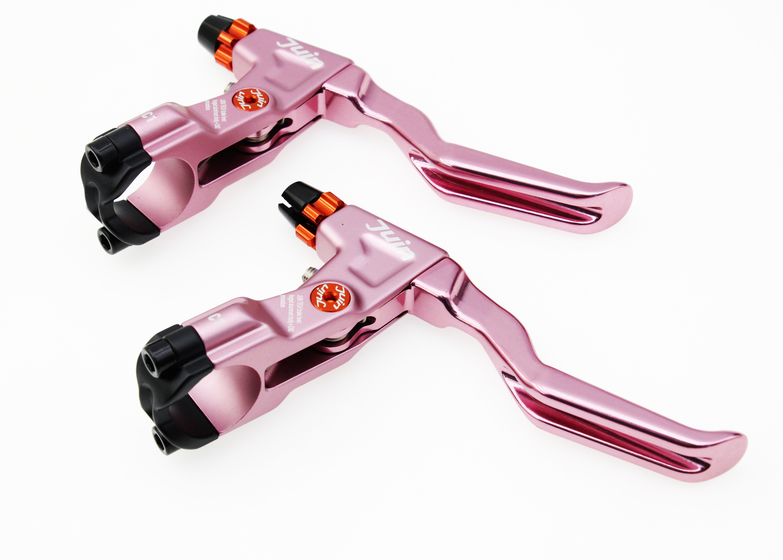 Juin Tech C1 eBike City Folding Cycle Cable-Actuated Brake Lever Set Pink