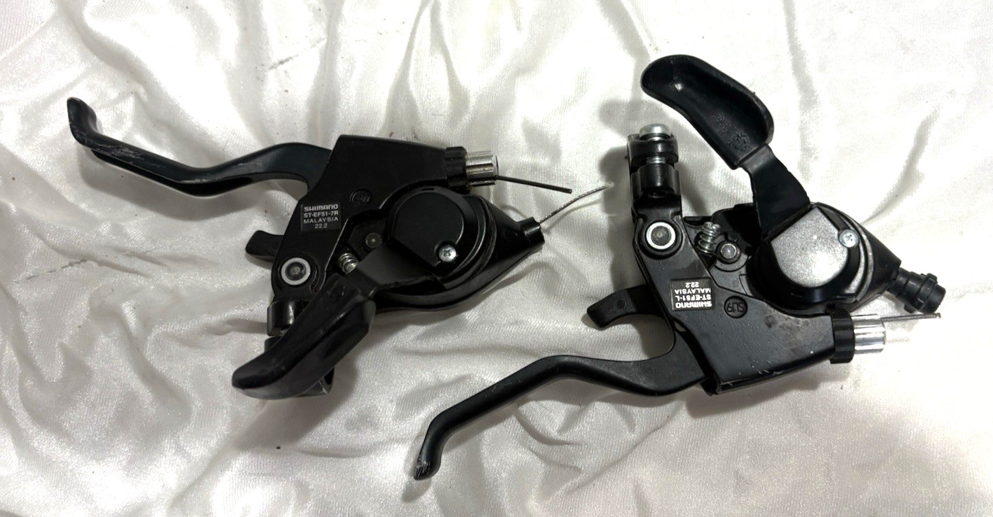 SHIMANO MTB SHIFTERS/BRAKE SET Left/Right Vintage 3×7 ST-EF51