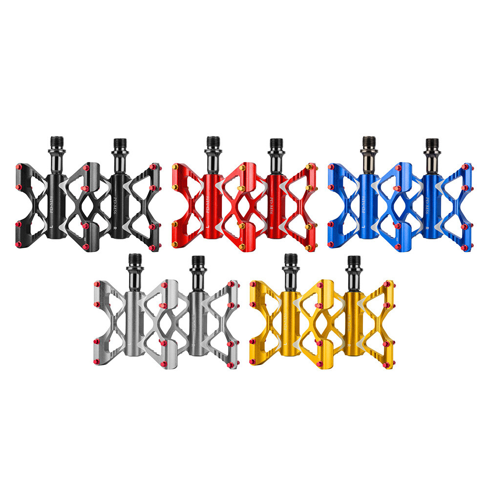 Promend MTB Road Bike Ultralight Aluminum Pedals Bicycle Flat Pedal 3 Bearings