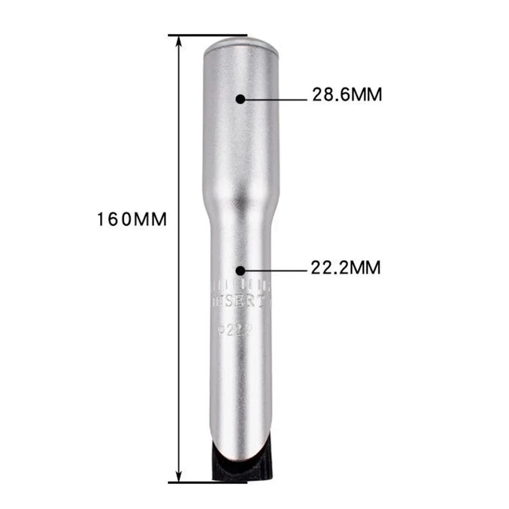 1pc Aluminum Alloy Bike Stem Riser Adapter 22.2/25.4mm to 28.6mm Extender – NEW