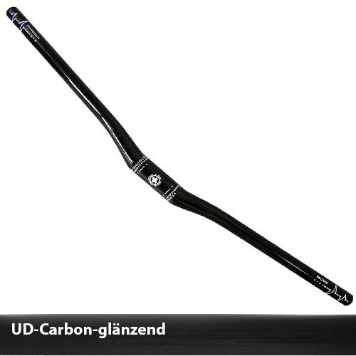 Carbon Handlebars by POP Products Midrizer 740mm 173 grams