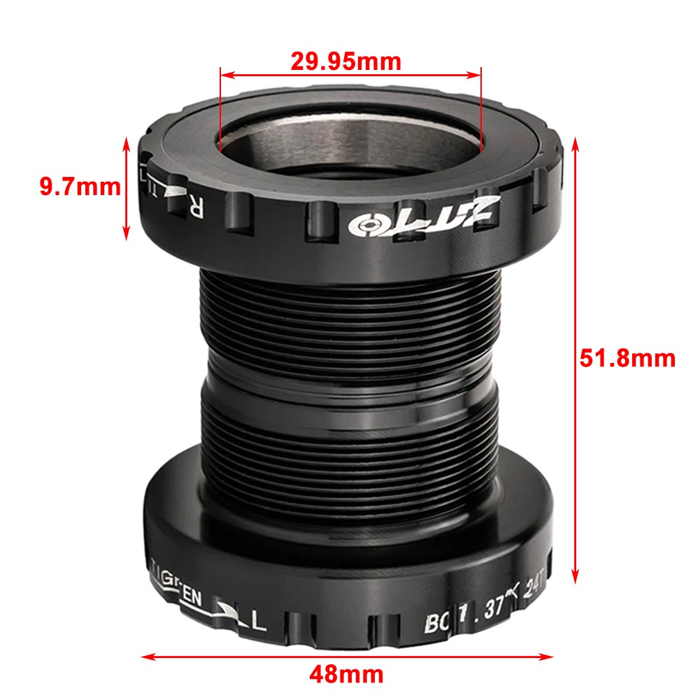 BSA30 Bottom Bracket 30mm Axle on BSA for FSA/ROTOR 3D/SRAM Bsa68/73 Two Seals