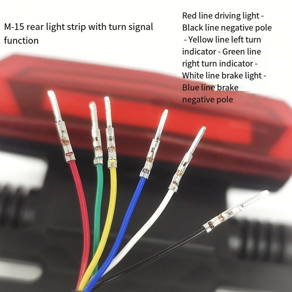 ebike scooter Electric vehicle brake light light turn signal tail light LED 12V