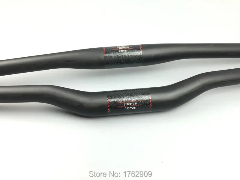 Mountain Bike Matt UD Full Carbon Fibre Handlebar Bicycle Parts 31.8*600-760mm