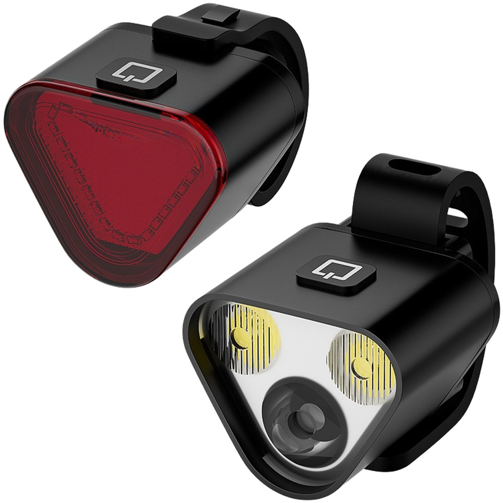500LM LED Bike Light Set Front and Rear with T6+2 XTE Beads IP4 Protection