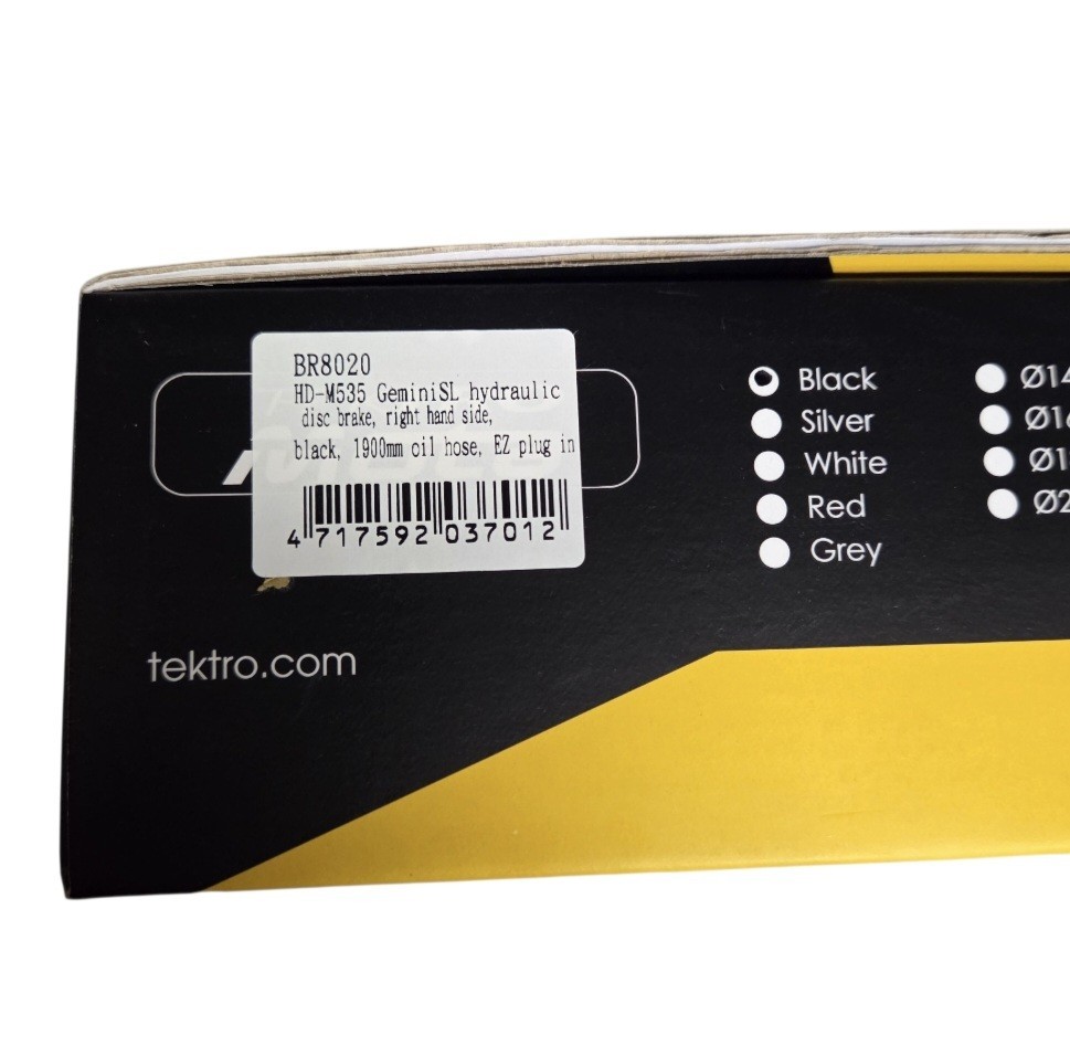 TEKTRO HD-M535 Disc Brake and Lever – Rear Hydraulic Mineral Oil -Black