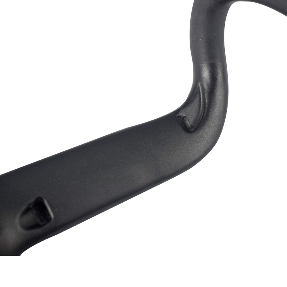 AIRWOLF T1100 Carbon Handlebar Drop Bar Stem Road Bike Internal Routing 360-440m