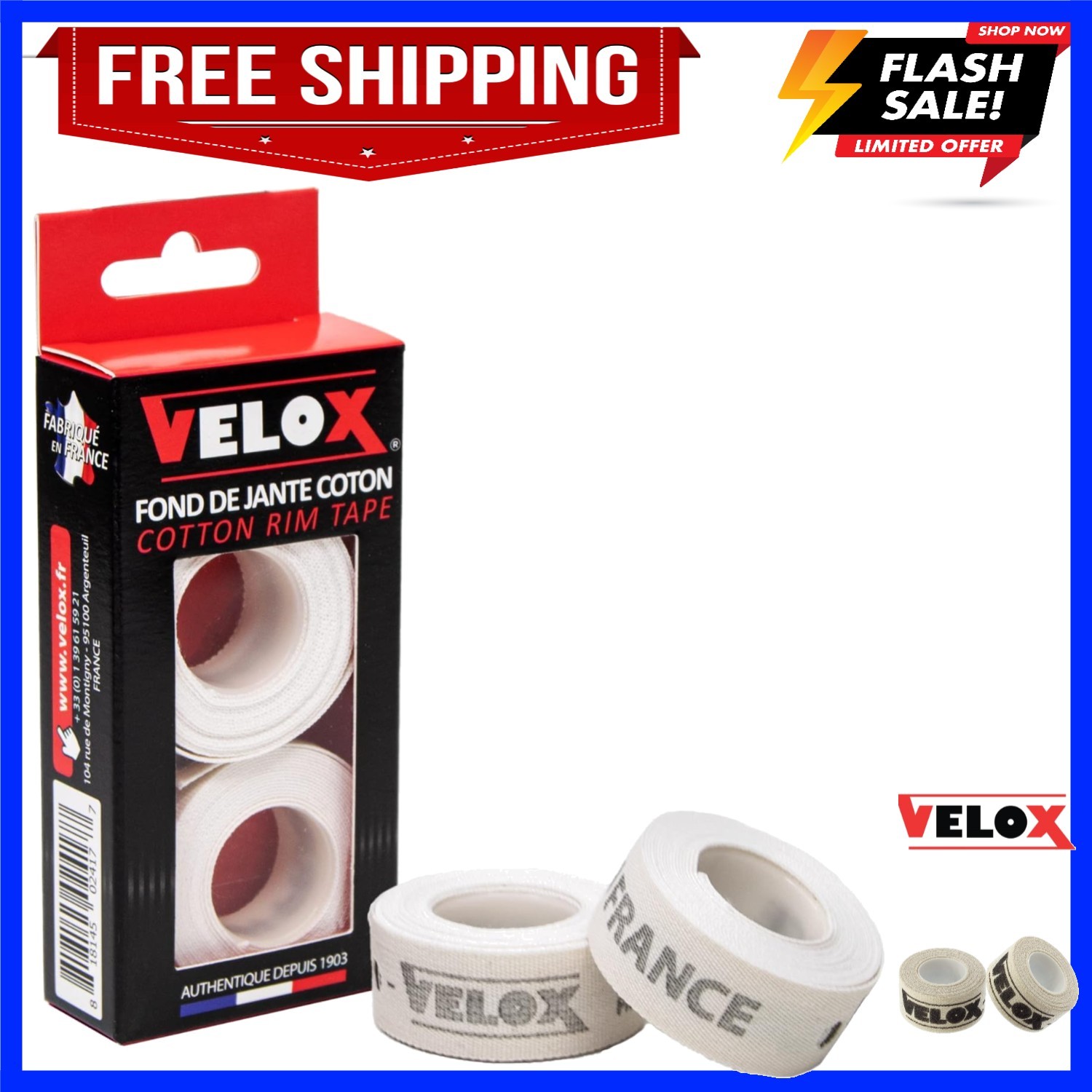 Rim Tape, White, 16mm x 2m 2-Pack | bike-rim-tape
