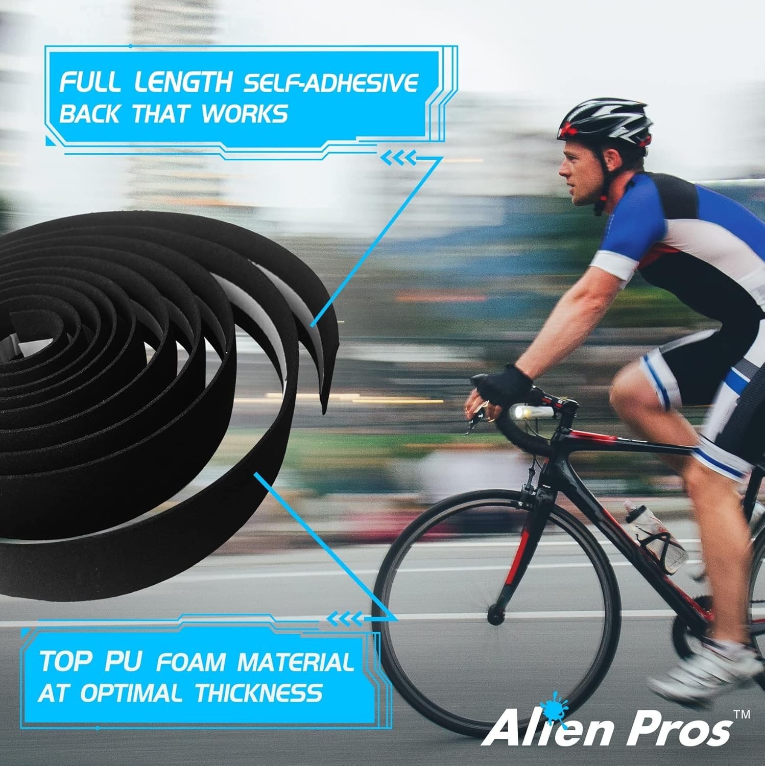 Bike Handlebar Tape Set of 2 White