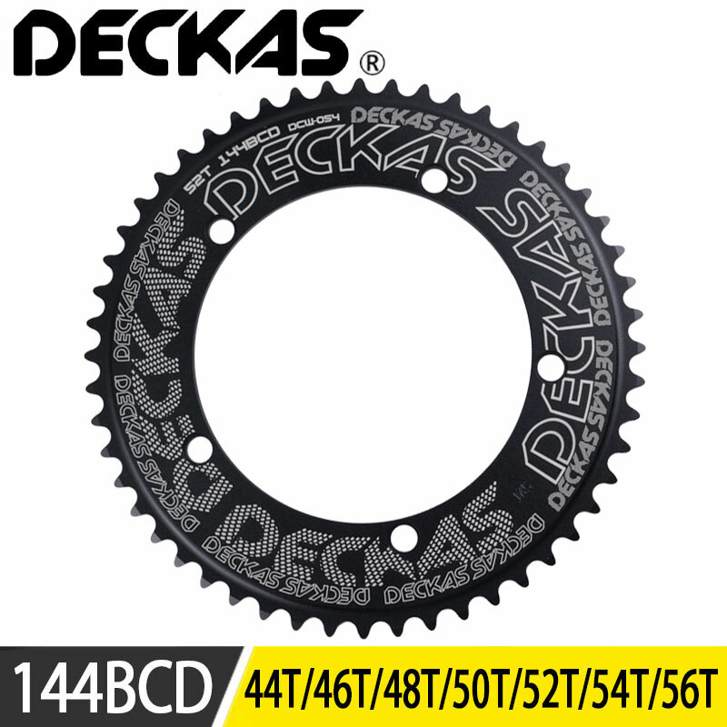 DECKAS 144BCD 44T/46T/48T/50T/52T/54T/56T Chainring MTB Bike Single Chainwheel