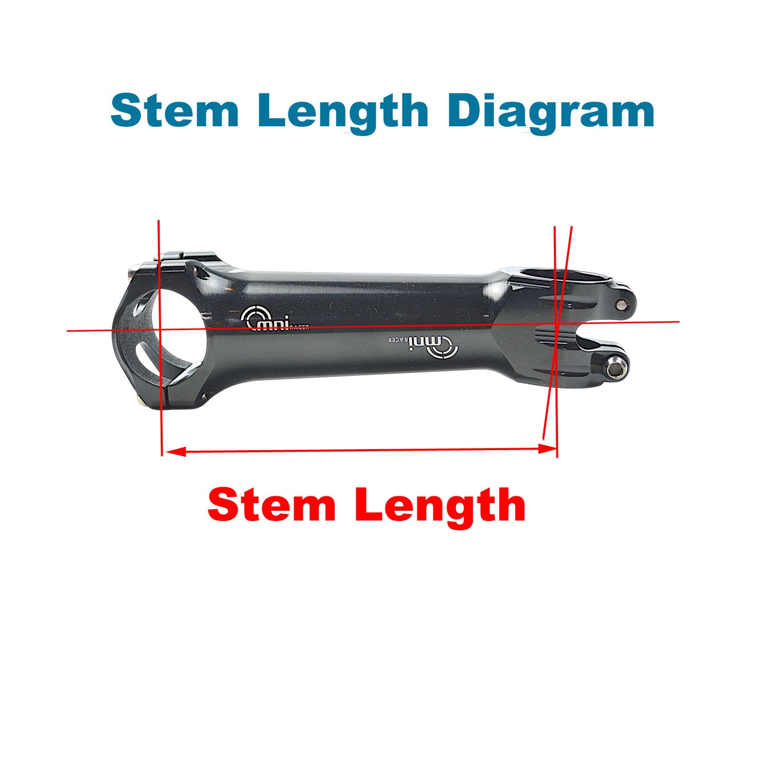 31.8x120mm OMNI Racer WORLDS LIGHTEST RACE-Lite Handlebar Stem & Ti Bolts SILVER