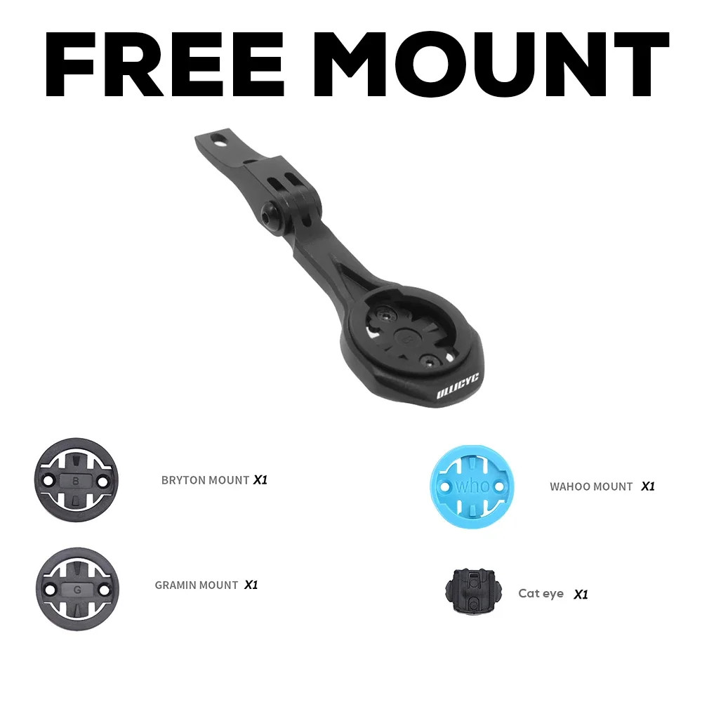 740mm -40° Full Carbon Fiber Integrated MTB Handlebar Black Matte with Mount